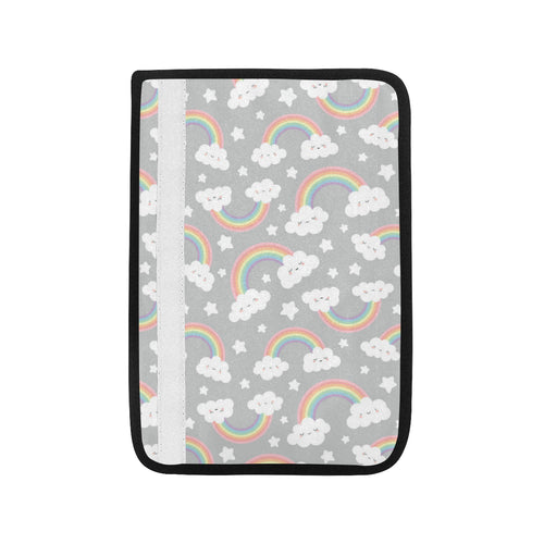 Cute rainbow clound star pattern Car Seat Belt Cover