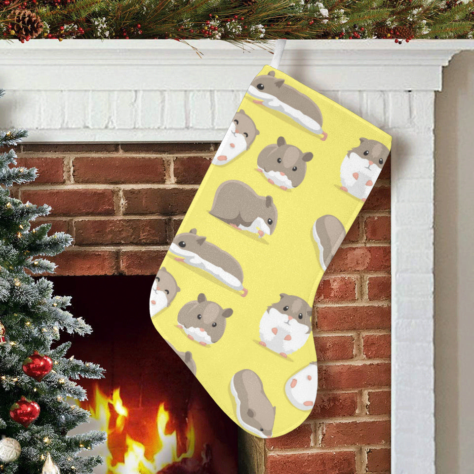 Cute Hamster pattern Christmas Stocking