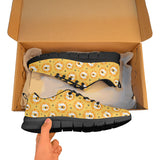 Lion Pattern Print Design 03 Men's Breathable Sneakers ( Model 055)