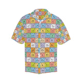 Chemistry Periodic Table Pattern Print Design 01 Men's All Over Print Hawaiian Shirt (Model T58)