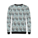 Lovely Sea Otter Pattern Women's Crew Neck Sweatshirt