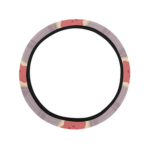Bread Toast Pattern Print Design 05 Car Steering Wheel Cover