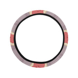 Bread Toast Pattern Print Design 05 Car Steering Wheel Cover