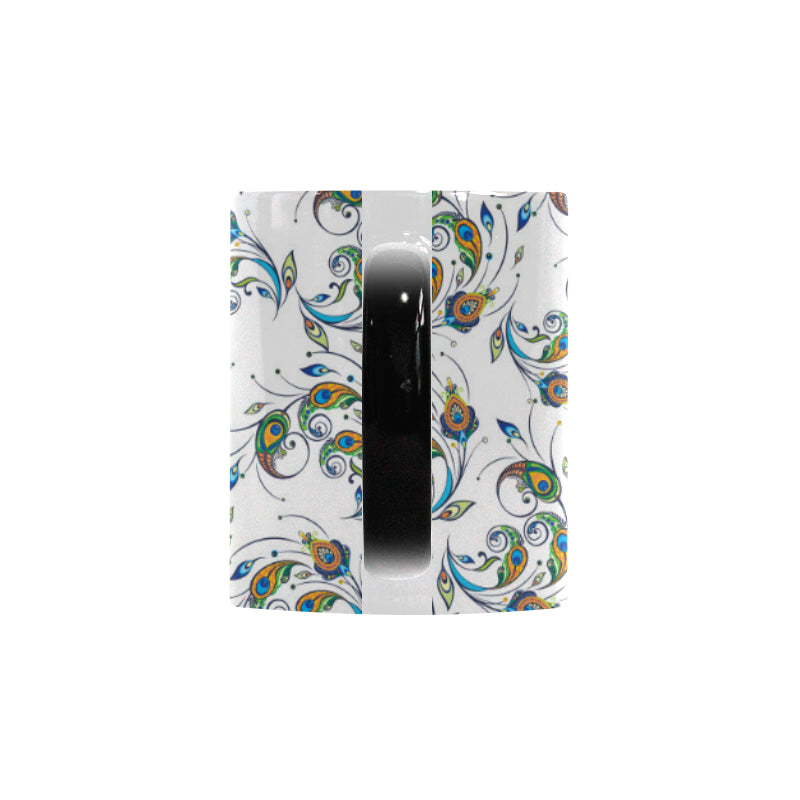 Peacock feather pattern Morphing Mug Heat Changing Mug