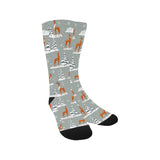 Beautiful deers Winter Christmas Crew Socks