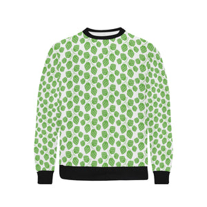 Hop pattern background Men's Crew Neck Sweatshirt
