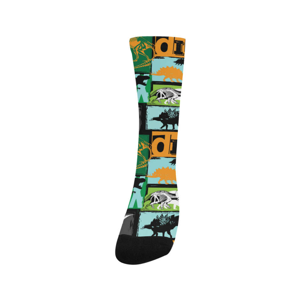 dinosaurs print pattern Crew Socks