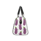 Eggplant Pattern Print Design 01 Travel Bag