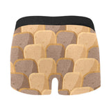 Bread Toast Pattern Print Design 04 Men's All Over Print Boxer Briefs Men's Underwear