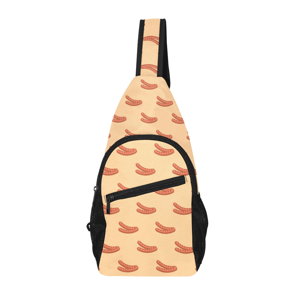 Sausage Pattern Print Design 03 All Over Print Chest Bag