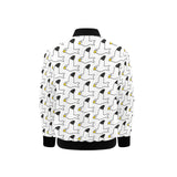 Seagull Pattern Print Design 05 Kids' Boys' Girls' Bomber Jacket