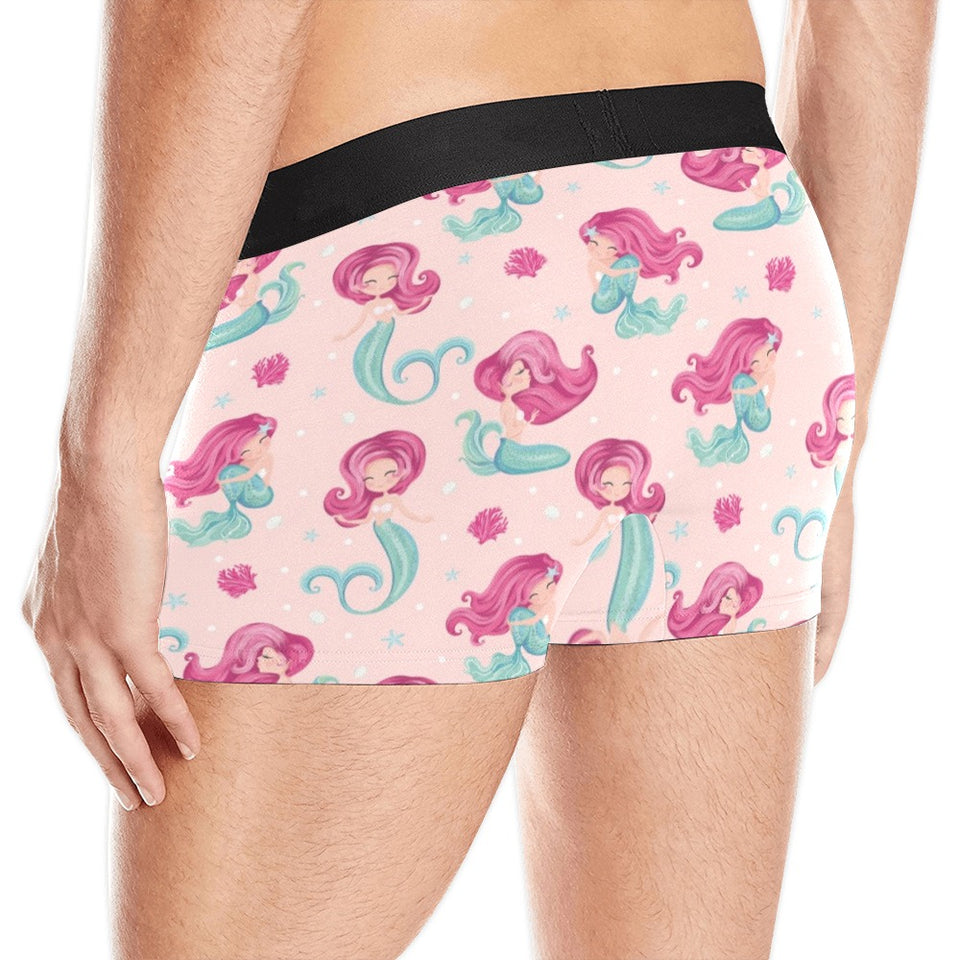 Cute little mermaid pattern Men's All Over Print Boxer Briefs Men's Underwear