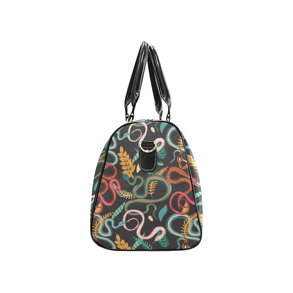 Colorful snake plant pattern Travel Bag