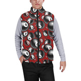 Billiard Ball Pattern Print Design 05 Men's Padded Vest