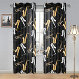 saxophone design pattern Gauze Curtain
