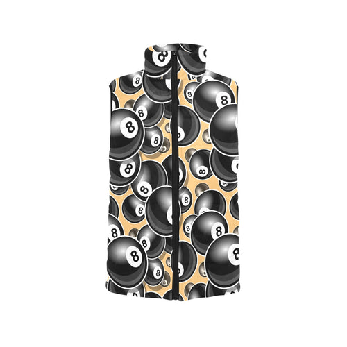 Billiard Ball Pattern Print Design 04 Men's Padded Vest