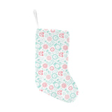 Clock time pattern blackground Christmas Stocking