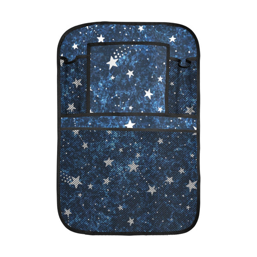 Night sky star pattern Car Seat Back Organizer