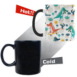 Cute Crocodile Pattern Morphing Mug Heat Changing Mug