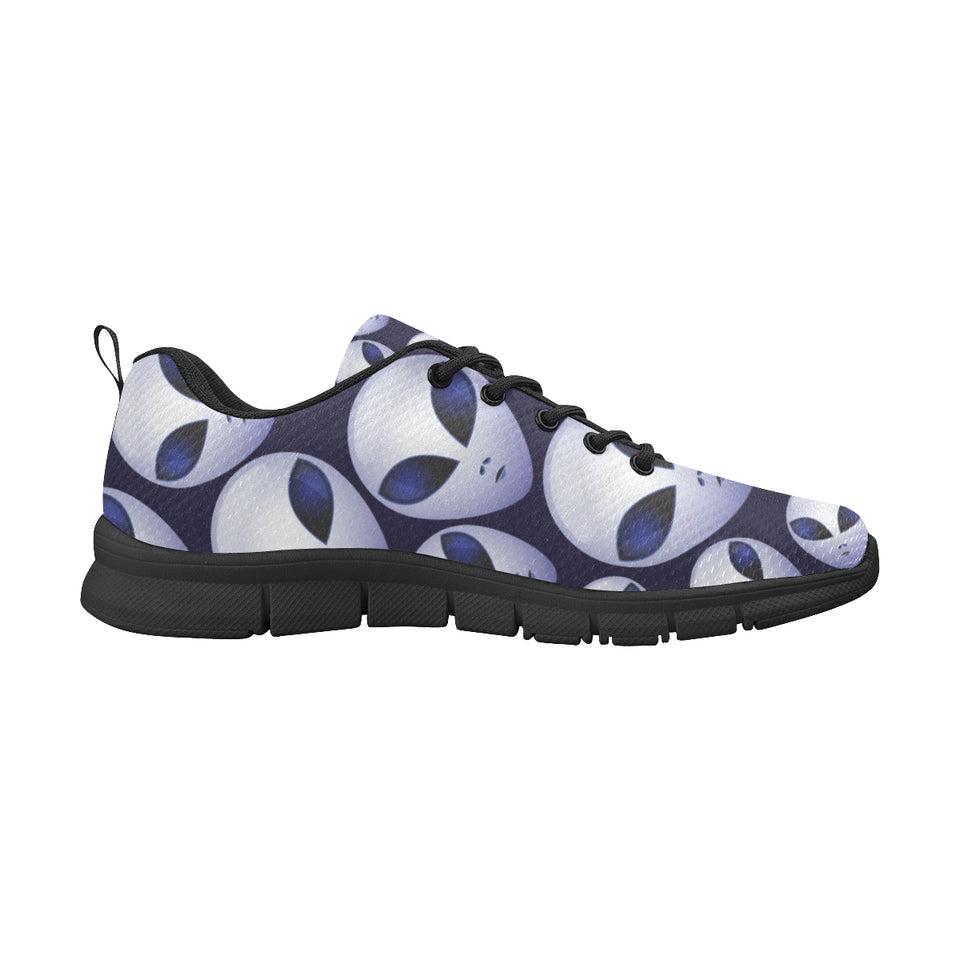 Alien Pattern Print Design 01 Men's Breathable Sneakers ( Model 055)