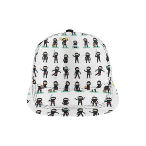 Cute ninja katana sword pattern All Over Print Snapback Cap