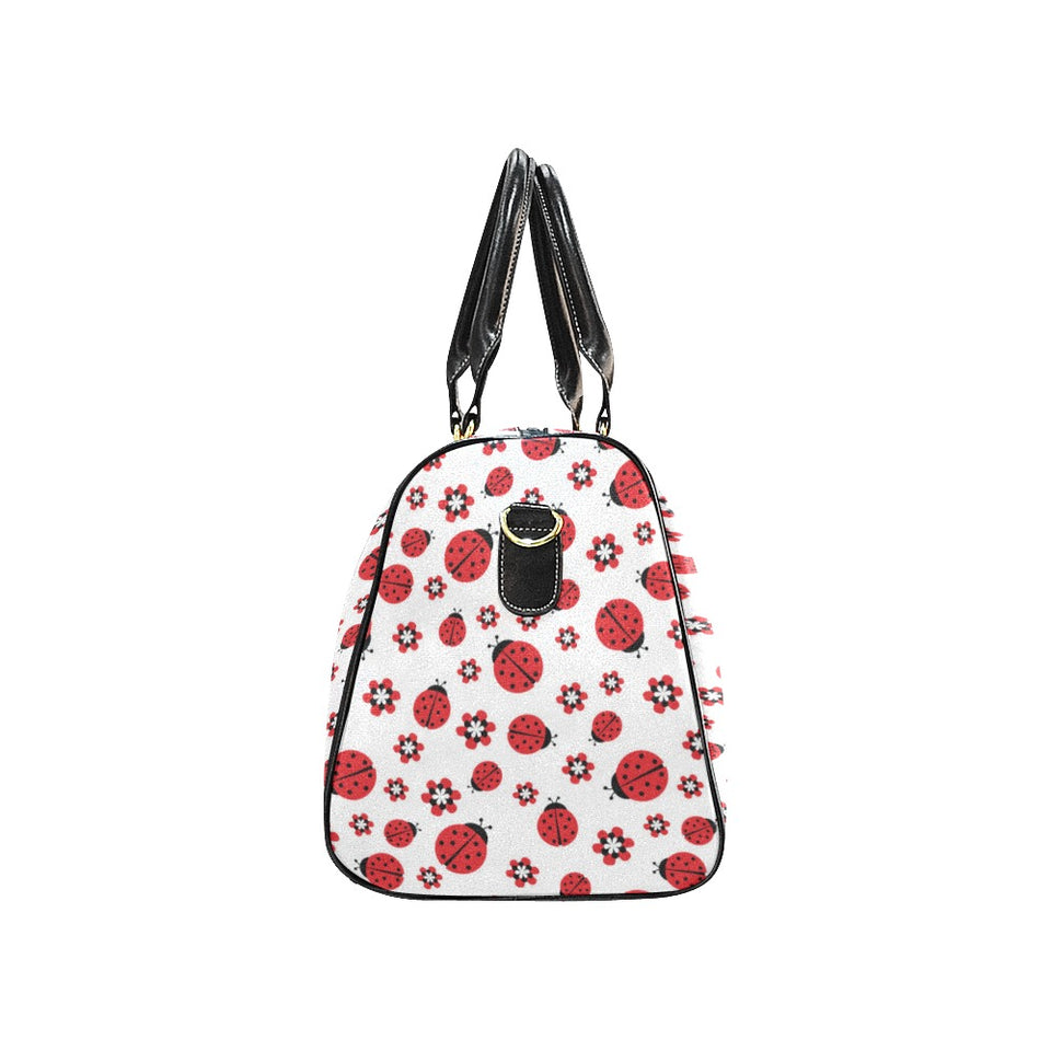 Ladybug Pattern Print Design 04 Travel Bag