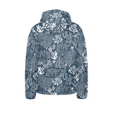 Coral Reef Pattern Print Design 05 Kids' Boys' Girls' Padded Hooded Jacket