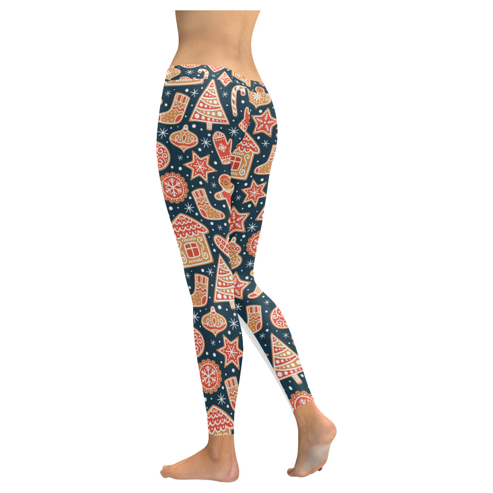 Christmas gingerbread cookie pattern Women's Legging Fulfilled In US