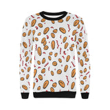 peanuts pattern background Women's Crew Neck Sweatshirt