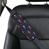 Watercolor colorful seahorse pattern Car Seat Belt Cover