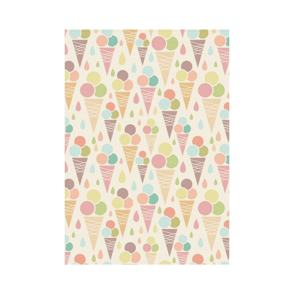 Ice cream cone pattern House Flag Garden Flag