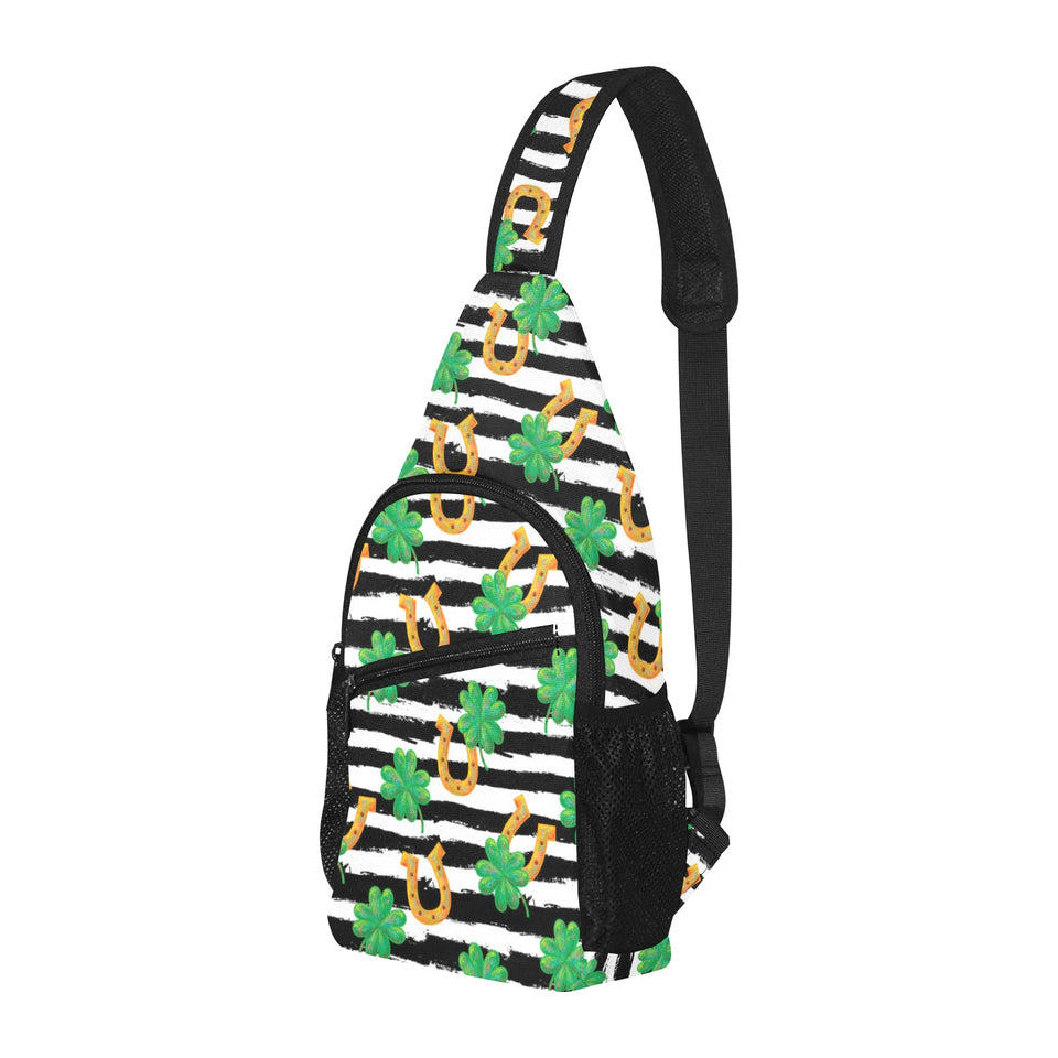 Horseshoes Pattern Print Design 01 All Over Print Chest Bag