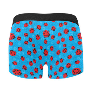 Ladybug Pattern Print Design 02 Men's All Over Print Boxer Briefs Men's Underwear