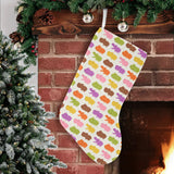 Hippopotamus Pattern Print Design 01 Christmas Stocking