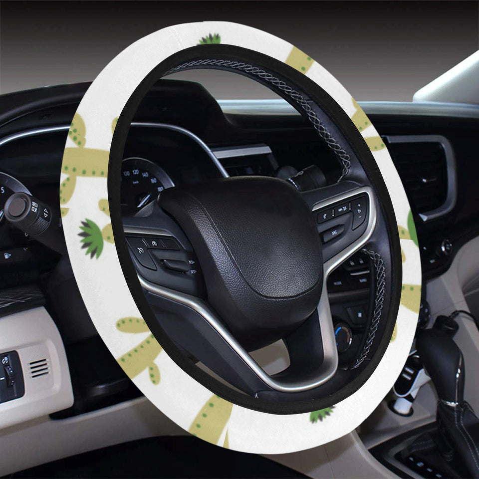 Cute cactus pattern Car Steering Wheel Cover