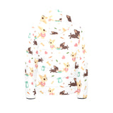 Cute Chihuahua puppie pattern Kids' Boys' Girls' Padded Hooded Jacket