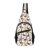 Giraffe Pattern Print Design 05 All Over Print Chest Bag