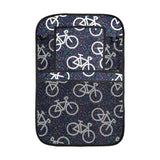 Bicycle Pattern Print Design 03 Car Seat Back Organizer