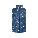 Night sky star pattern Women's Padded Vest