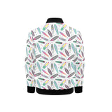 Surfboard Pattern Print Design 04 Kids' Boys' Girls' Bomber Jacket