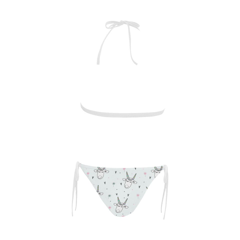 Cute goat design pattern Sexy Bikinis Two-Piece Swimsuits