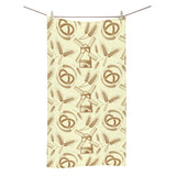 Windmill Wheat pattern Bath Towel