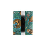 cute brown sea otters ornamental seaweed corals gr Morphing Mug Heat Changing Mug