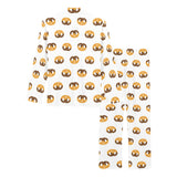 Pretzels Pattern Print Design 02 Women's Long Pajama Set
