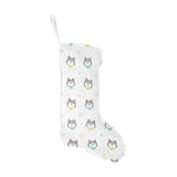 Cute Siberian Husky pattern Christmas Stocking