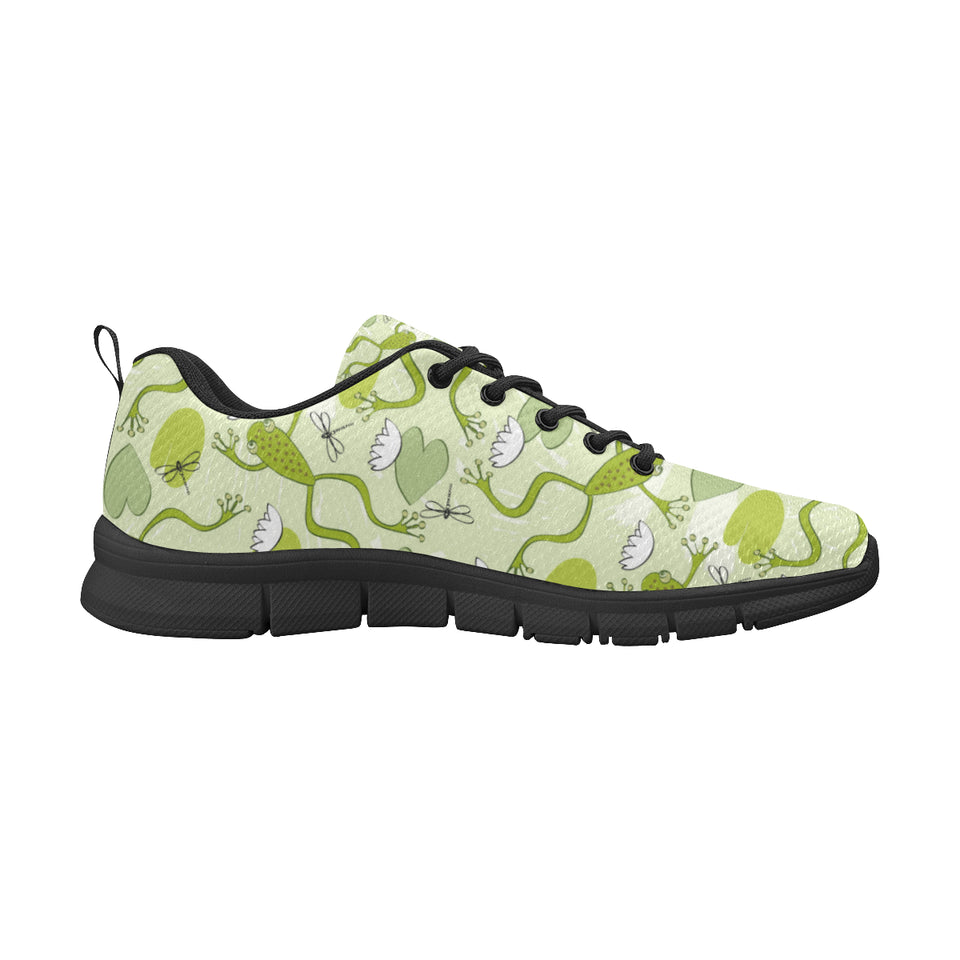 Cute frog dragonfly pattern Women's Sneaker Shoes