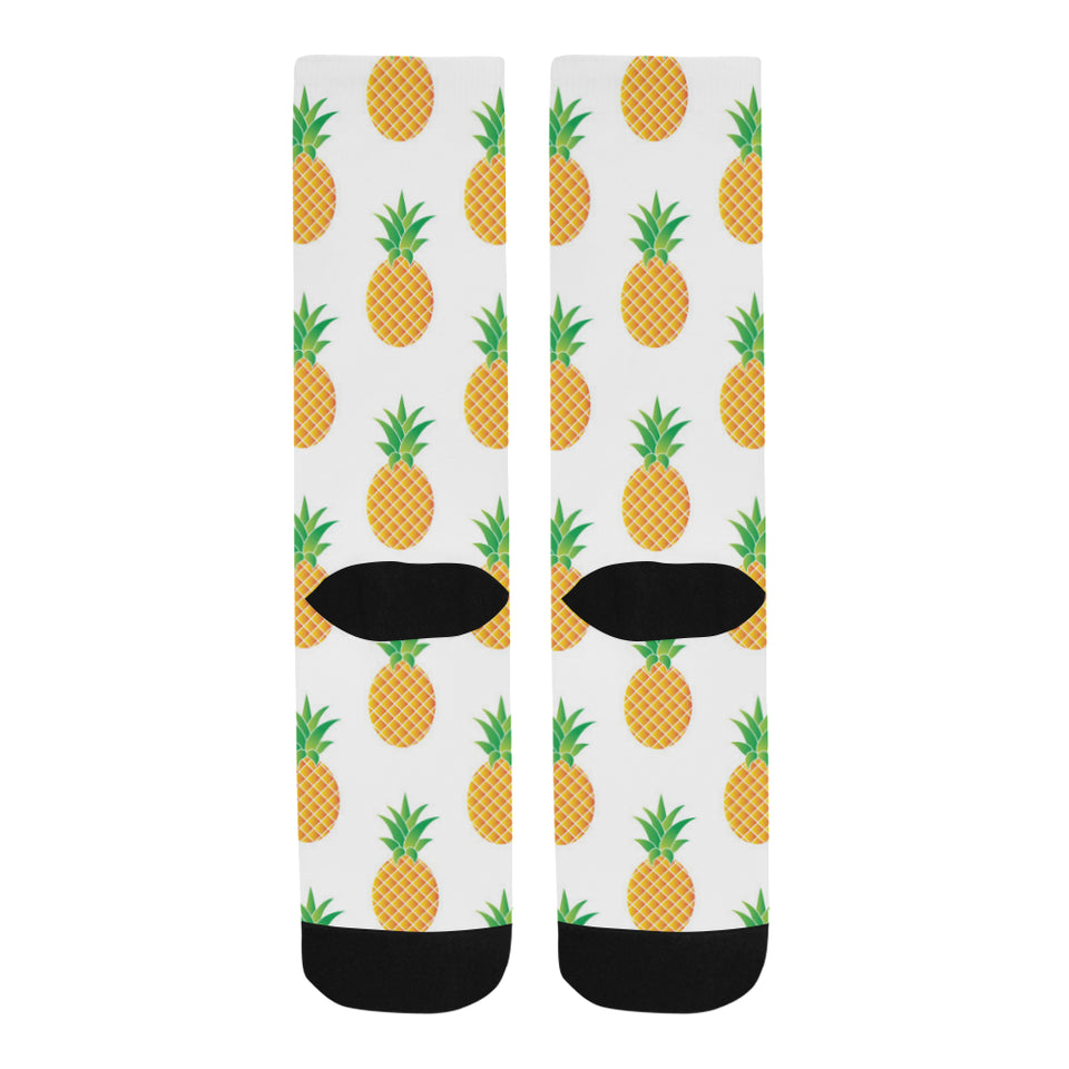 Pineapples pattern Crew Socks