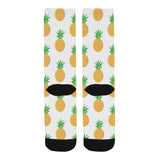 Pineapples pattern Crew Socks