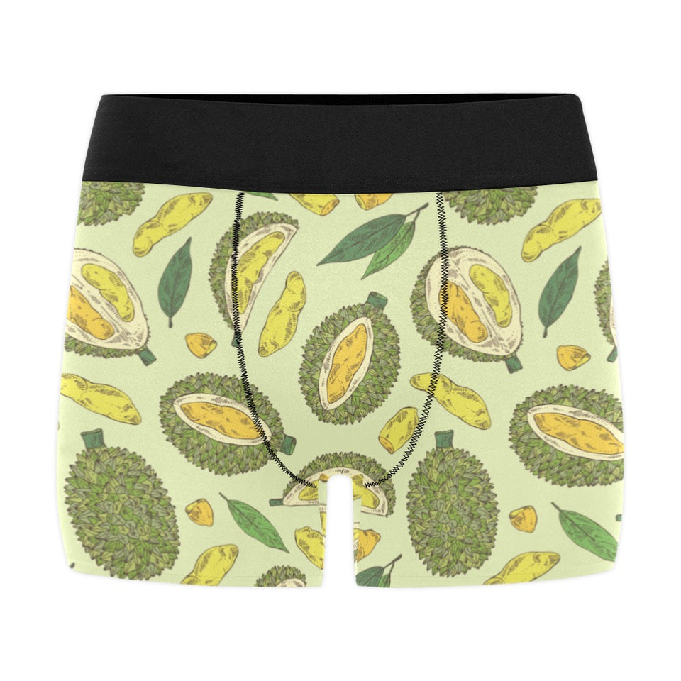 Durian leaves pattern background Men's All Over Print Boxer Briefs Men's Underwear