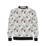 cute mermaid pattern Men's Crew Neck Sweatshirt